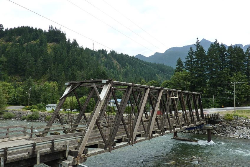 Bridge over the Coquihalla River seen in movie First Blood