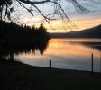 Winter Sunset at Cultus Lake