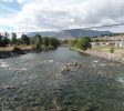 Okanagan River runs the length of the city - popular for tubing in the summertime