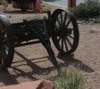 Antique wagon wheels