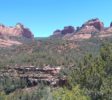 Approaching Sedona from the north on scenic Route 89A