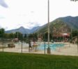 Outdoor community pool in Leavenworth