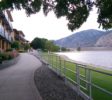 Residences and walkway along Gyro Park in Osoyoos
