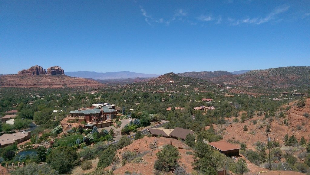 View of Sedona from the Chapel of the Holy Cross