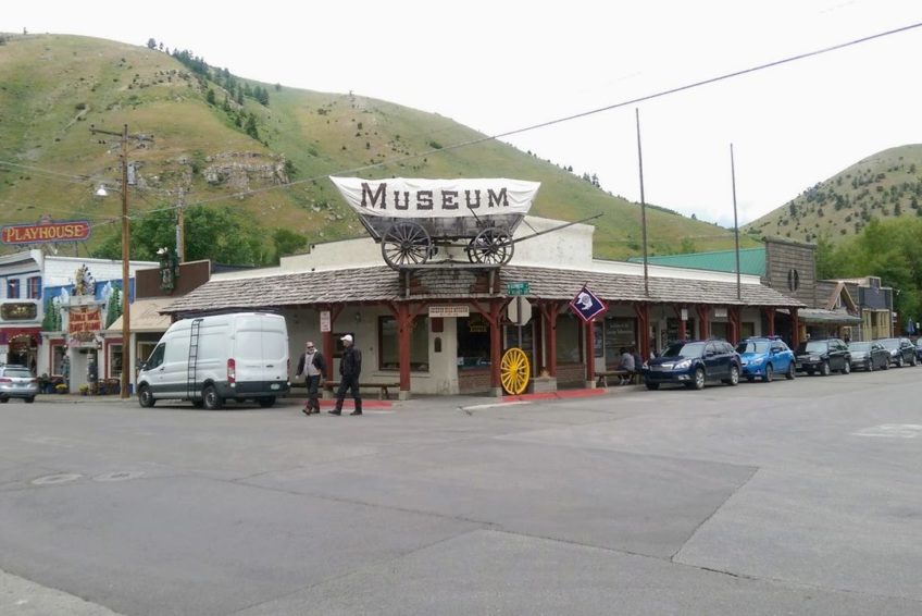 A museum in historic downtown Jackson Wyoming