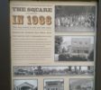 Information sign about the history of the Jackson Town Square
