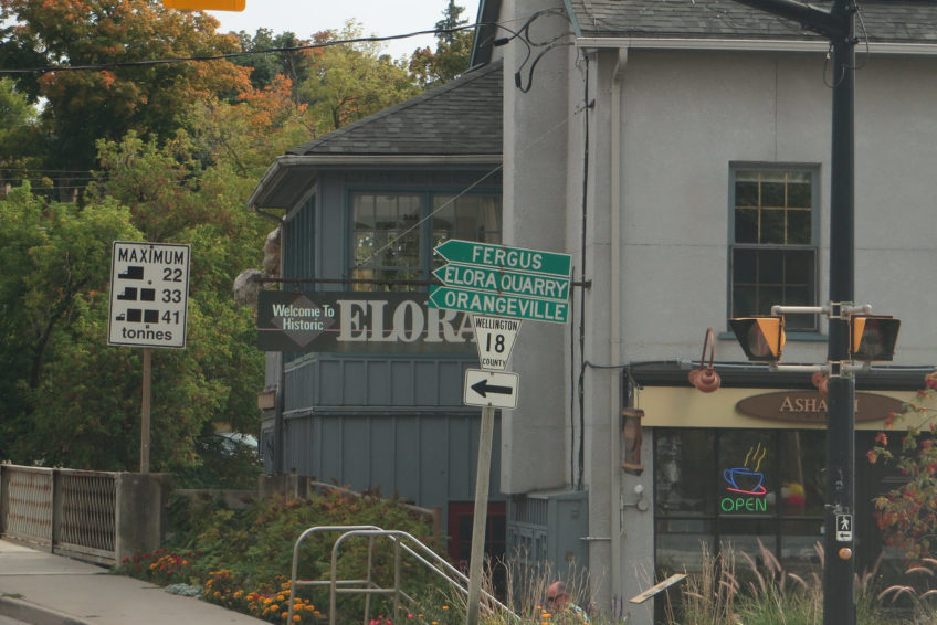 Entering the small town of Elora | Credit: Ken Lund CC BY-SA 2.0 Flickr